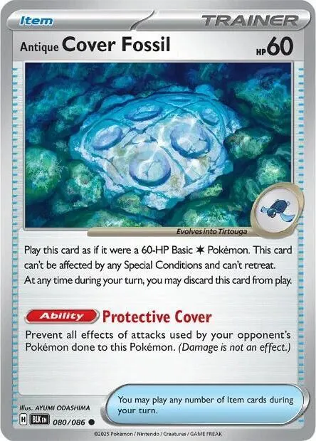 Antique Cover Fossil — SV: Black Bolt — Pokémon