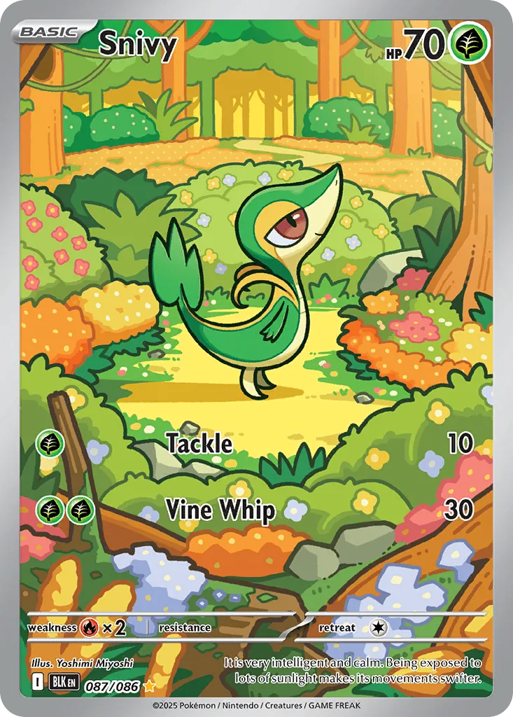 Snivy — SV: Black Bolt — Pokemon
