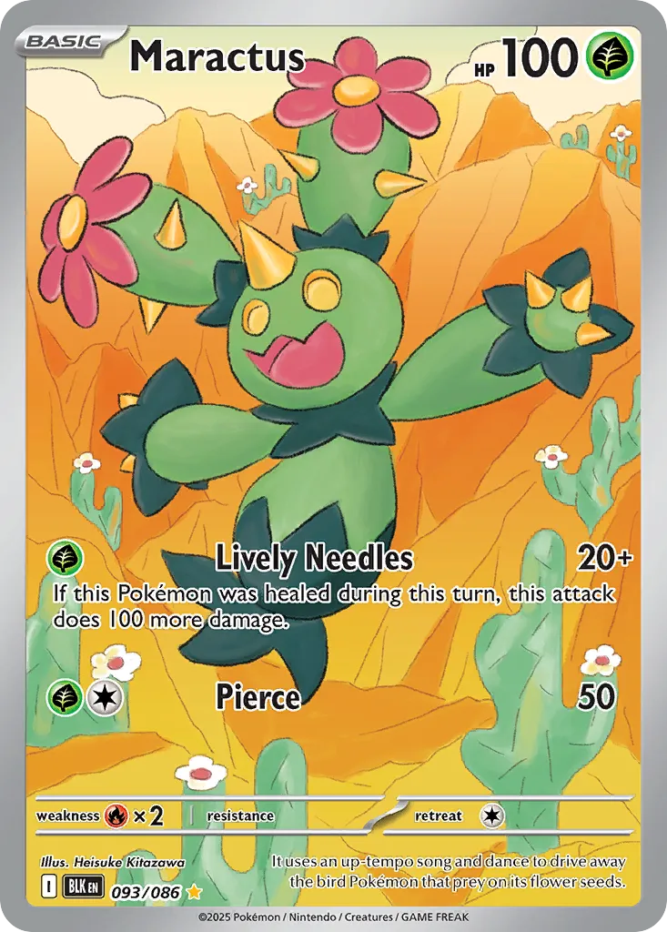 Maractus — SV: Black Bolt — Pokemon