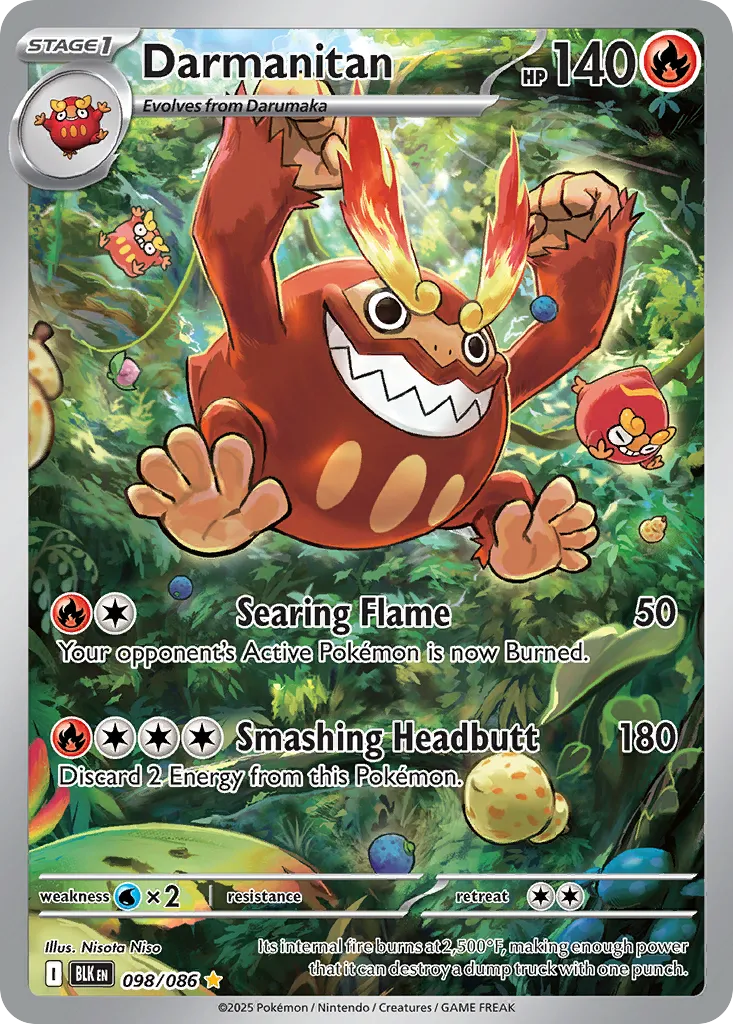 Darmanitan — SV: Black Bolt — Pokemon