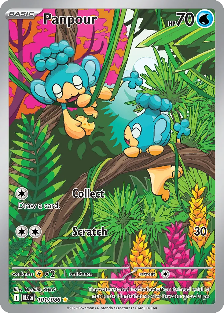 Panpour — SV: Black Bolt — Pokémon