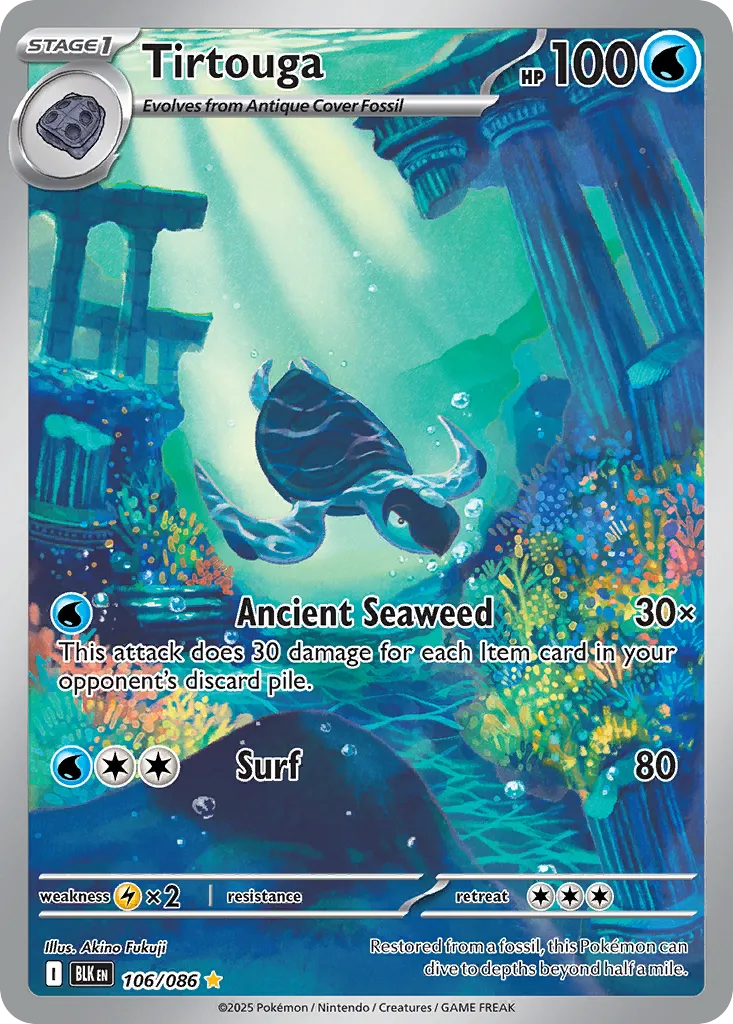 Tirtouga — SV: Black Bolt — Pokemon