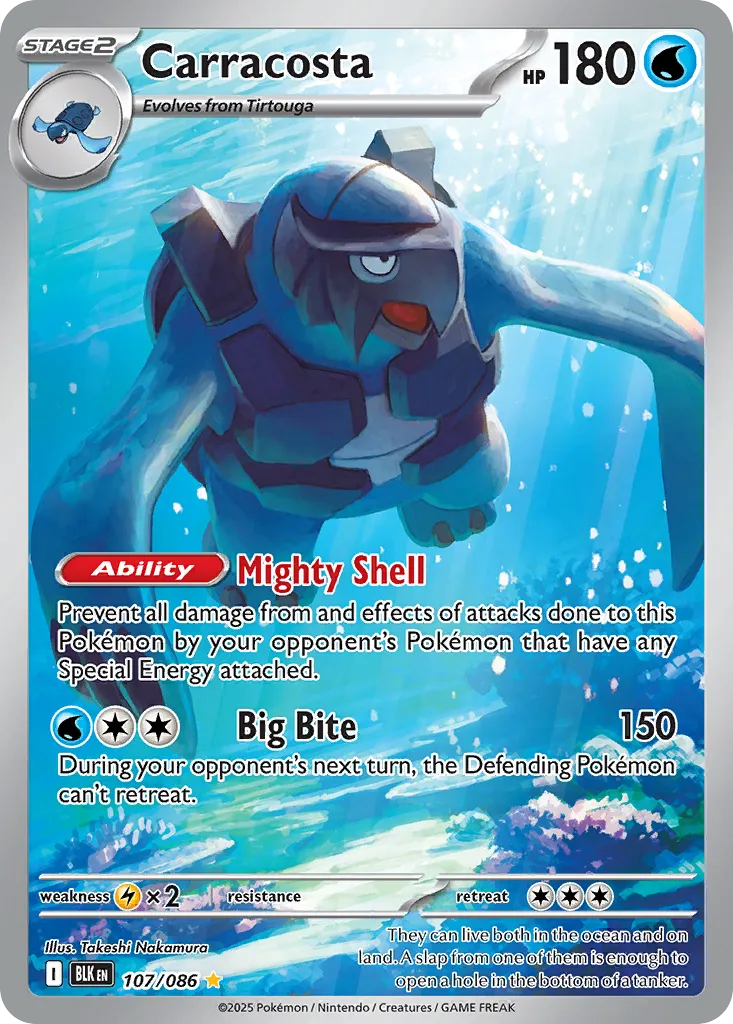Carracosta — SV: Black Bolt — Pokémon