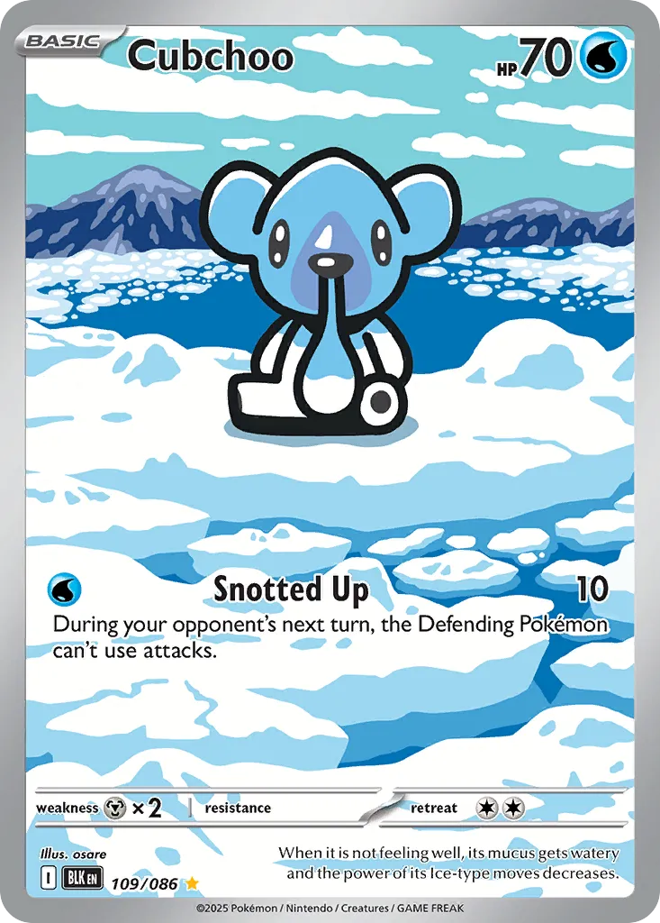 Cubchoo — SV: Black Bolt — Pokémon