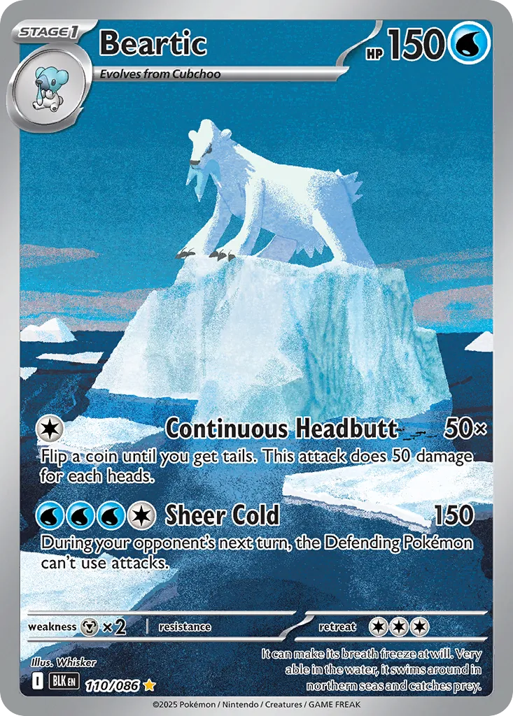 Beartic — SV: Black Bolt — Pokémon