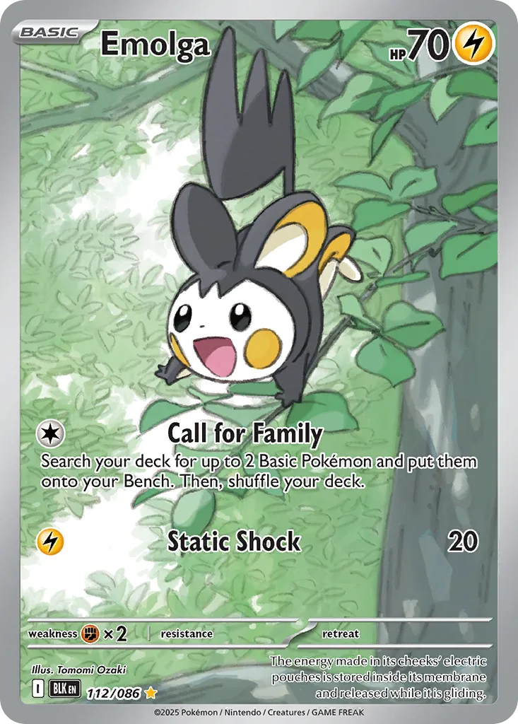 Emolga — SV: Black Bolt — Pokémon