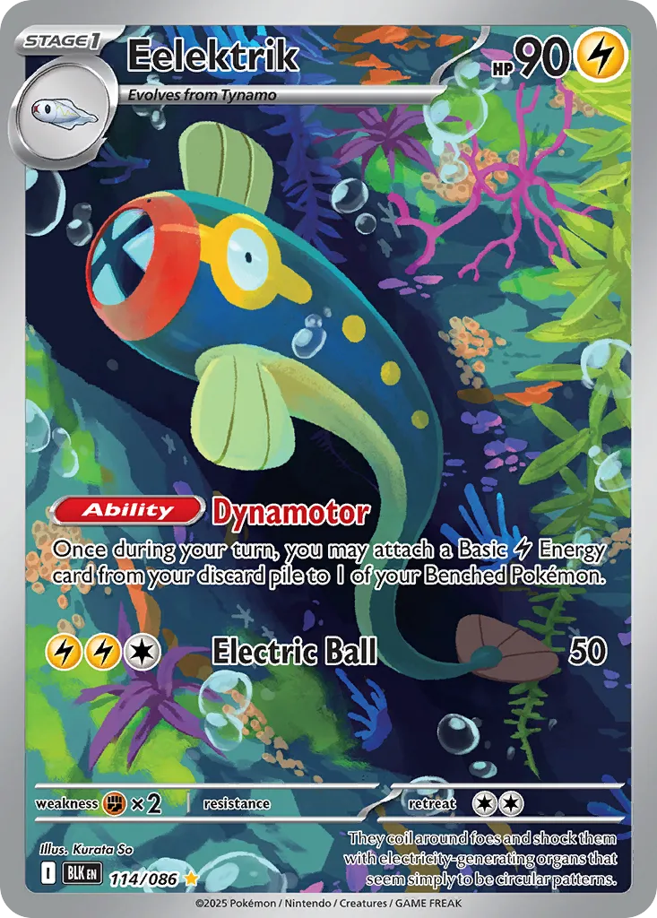 Eelektrik — SV: Black Bolt — Pokémon