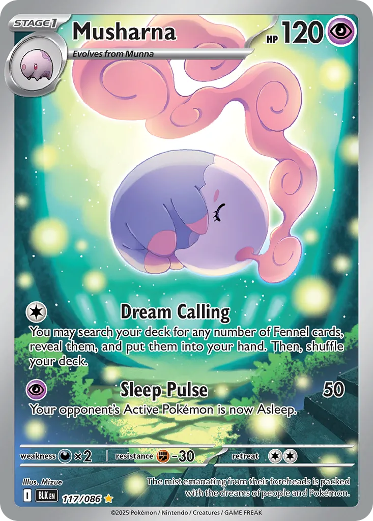 Musharna — SV: Black Bolt — Pokemon
