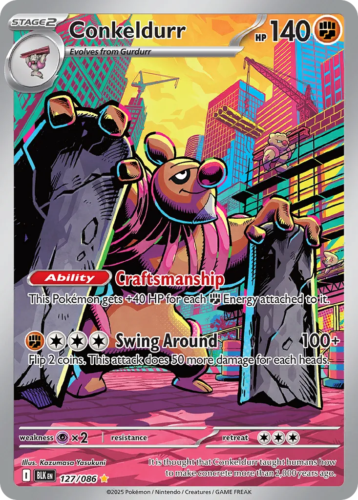 Conkeldurr — SV: Black Bolt — Pokemon