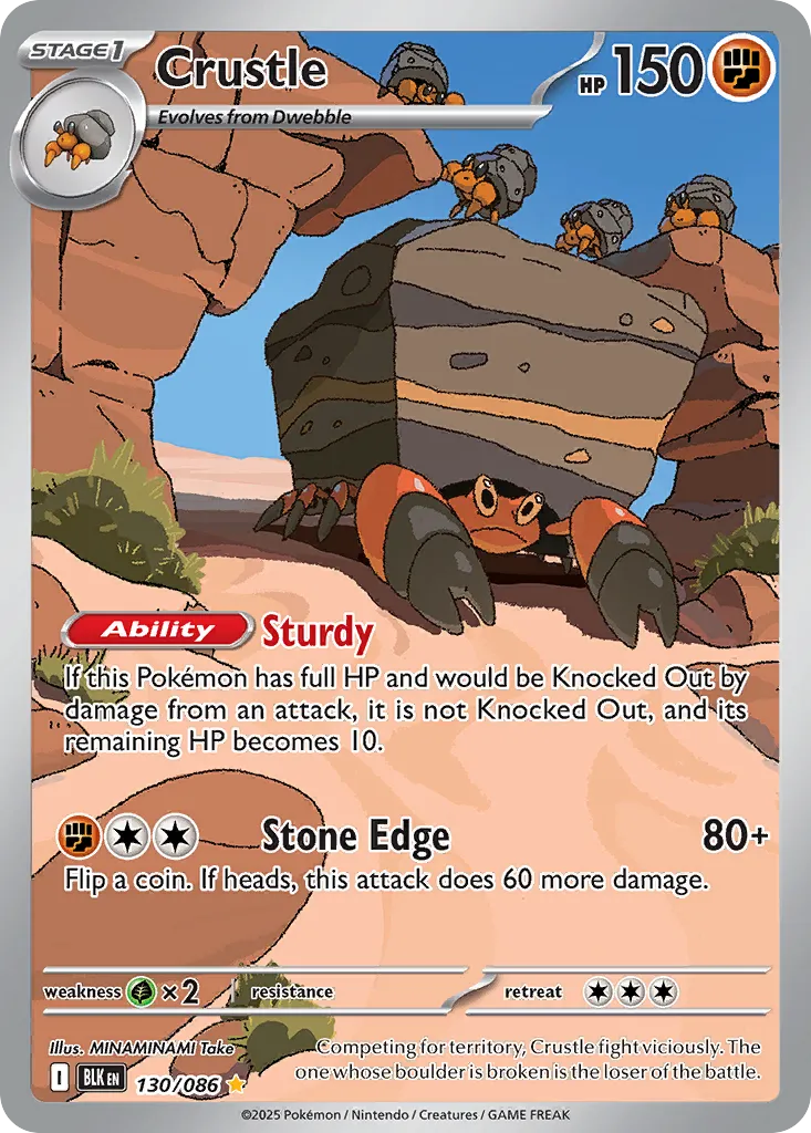 Crustle — SV: Black Bolt — Pokémon