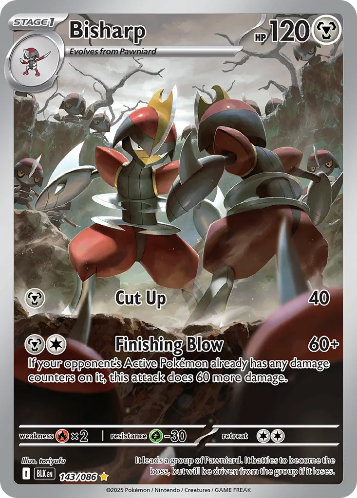 Bisharp — SV: Black Bolt — Pokémon