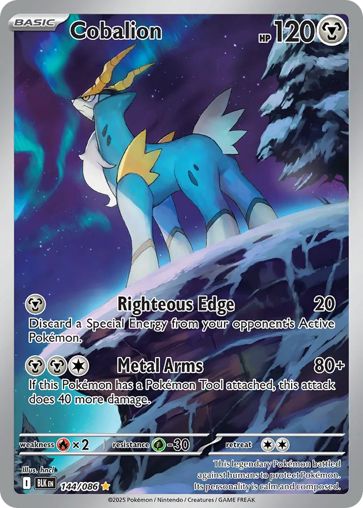 Cobalion — SV: Black Bolt — Pokemon