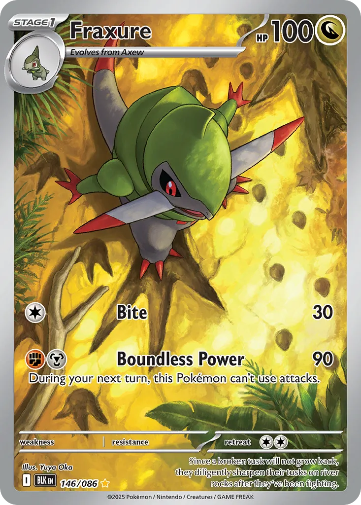 Fraxure — SV: Black Bolt — Pokémon