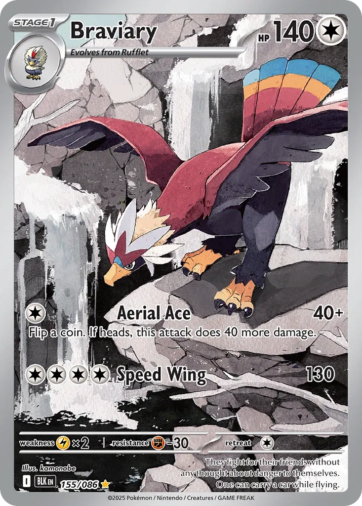 Braviary — SV: Black Bolt — Pokémon