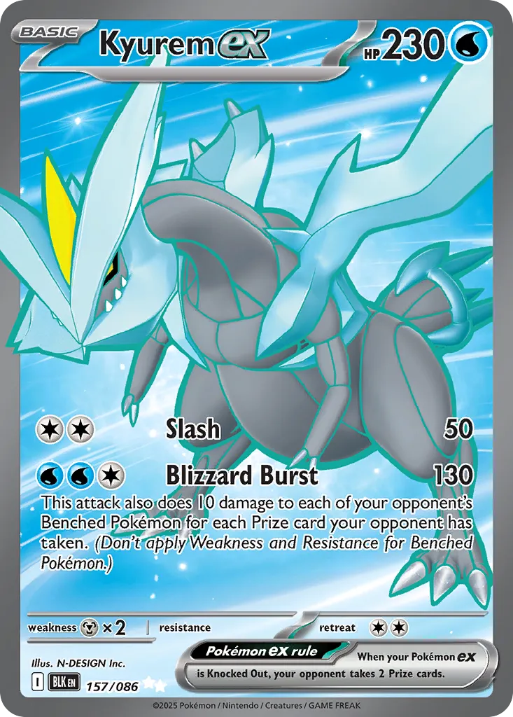 Kyurem ex — SV: Black Bolt — Pokemon