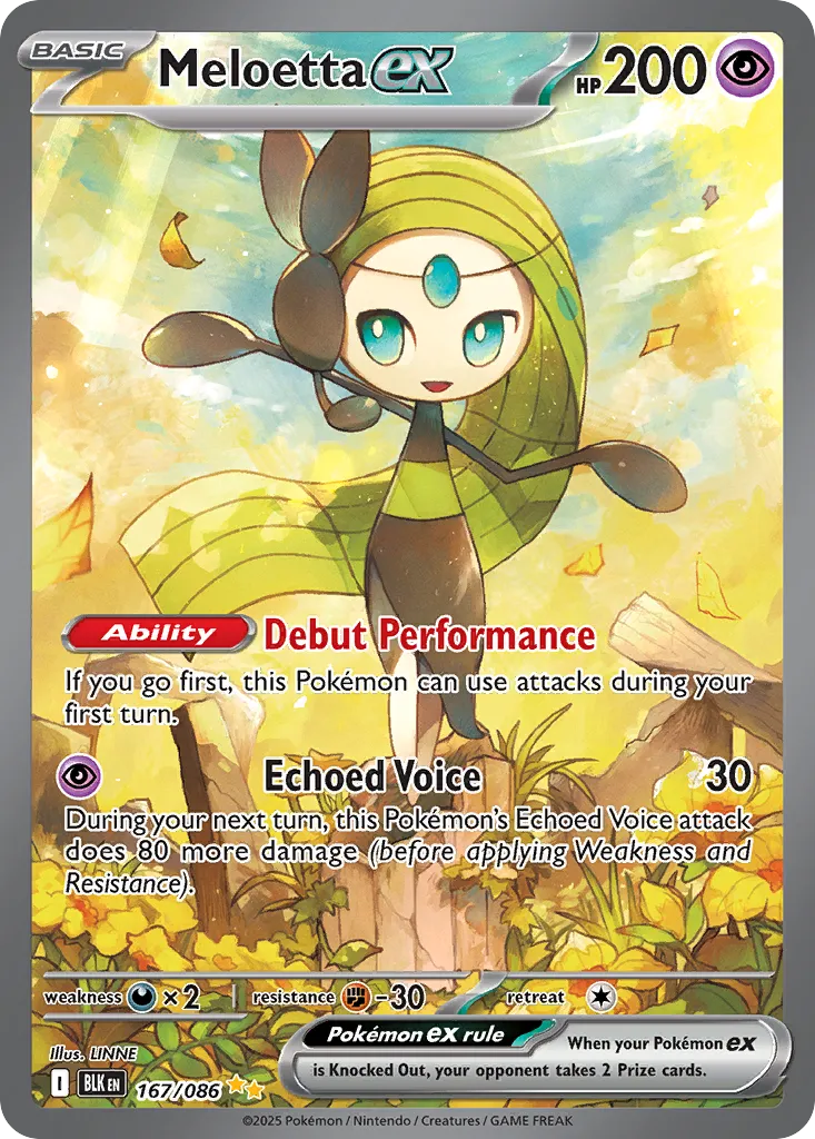 Meloetta ex — SV: Black Bolt — Pokemon