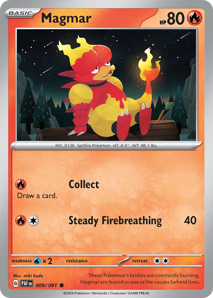 Magmar — SV: Paldean Fates — Pokémon