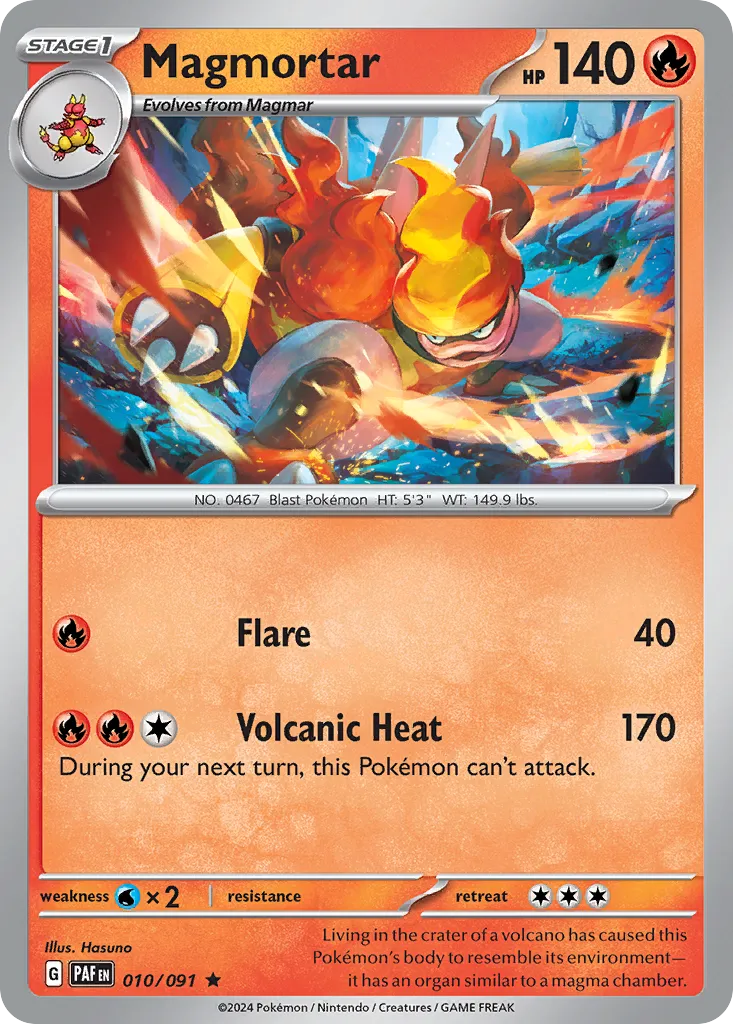Magmortar — SV: Paldean Fates — Pokémon