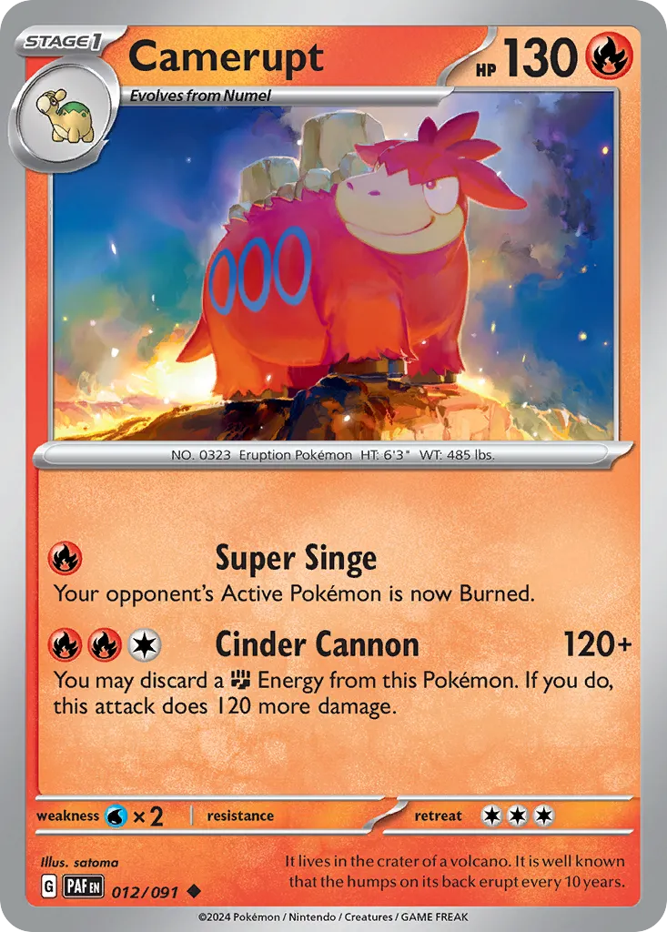 Camérupt — SV: Paldean Fates — Pokémon