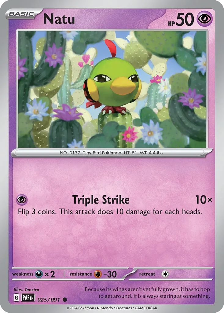Natu — SV: Paldean Fates — Pokémon