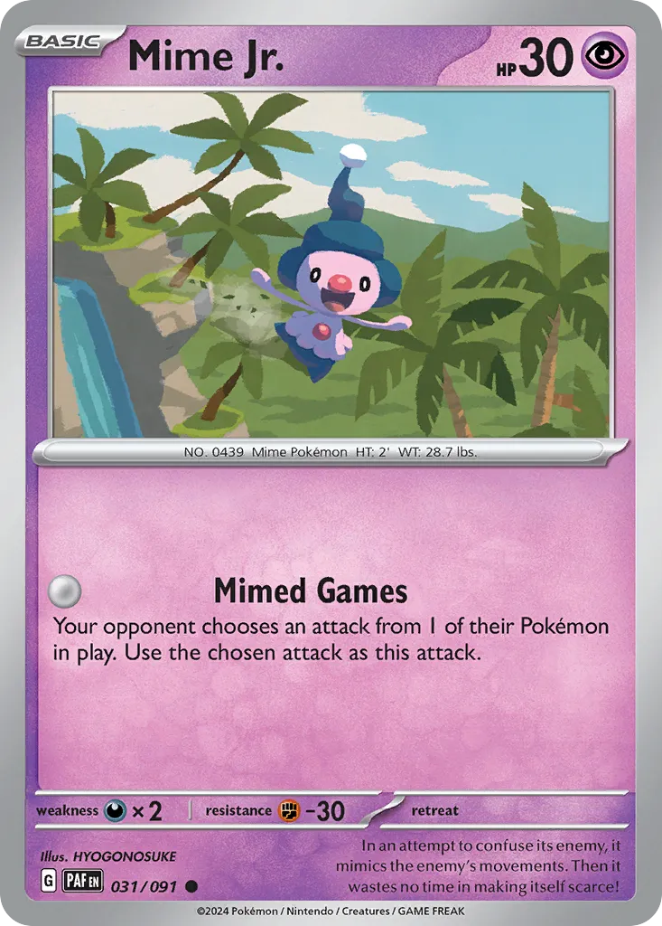 Mime Jr. — SV: Paldean Fates — Pokémon