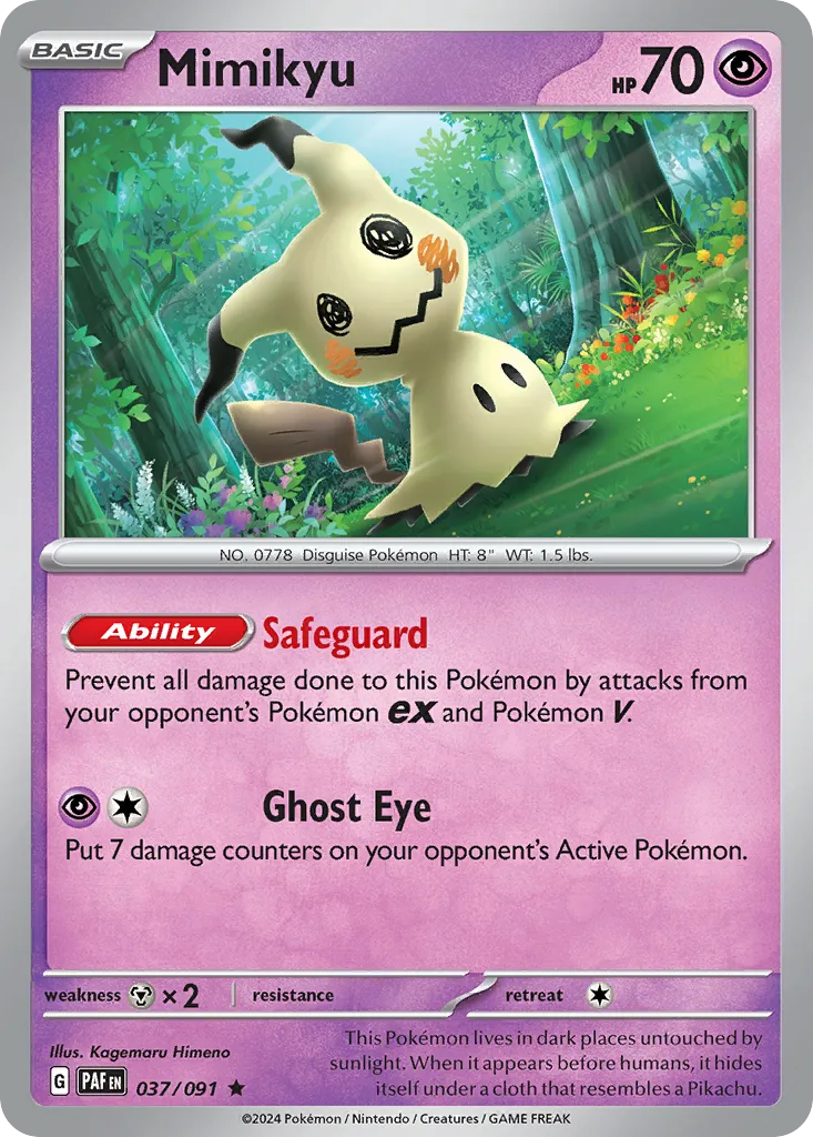 Mimikyu — SV: Paldean Fates — Pokémon