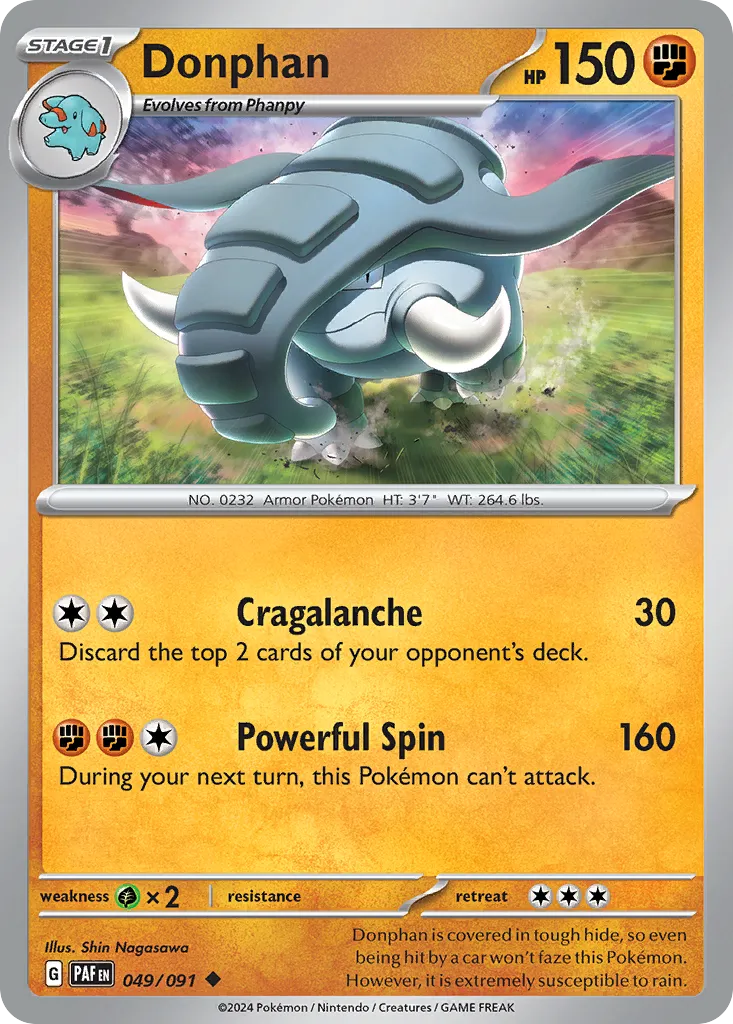Donphan — SV: Paldean Fates — Pokémon