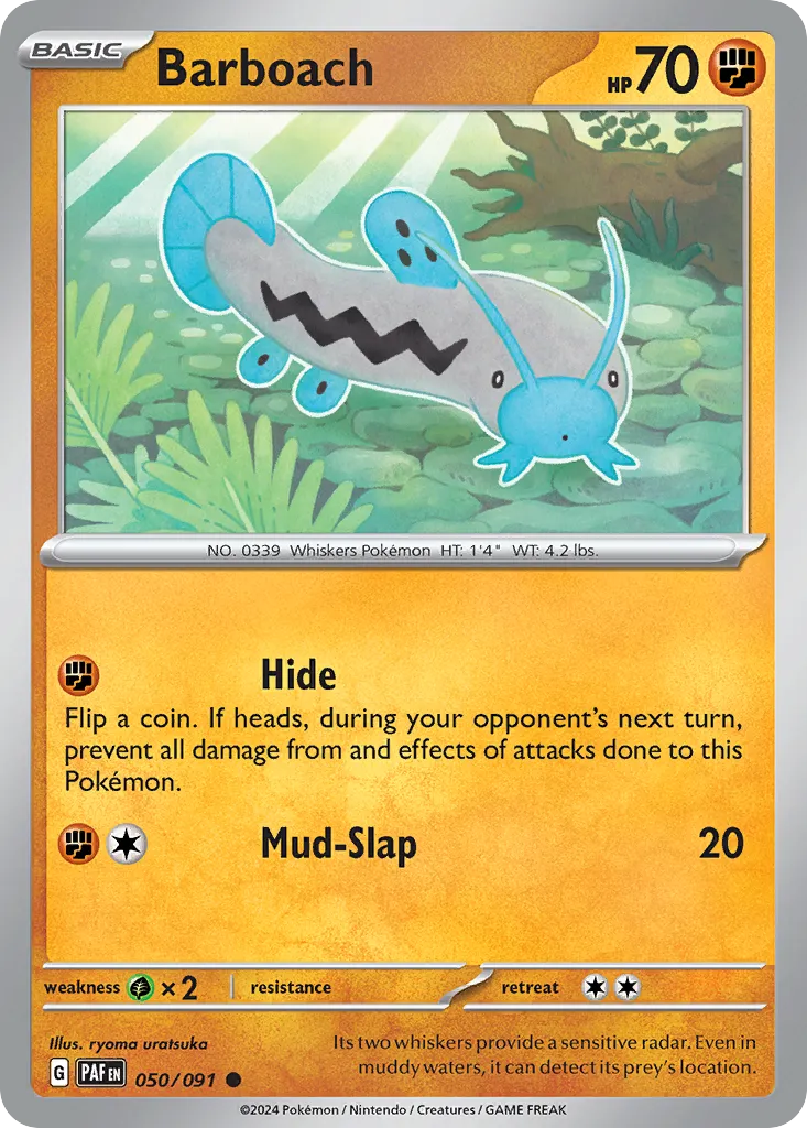 Barboach — SV: Paldean Fates — Pokémon