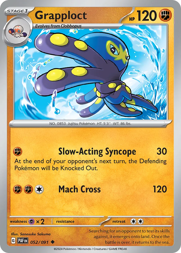 Grapploct — SV: Paldean Fates — Pokémon