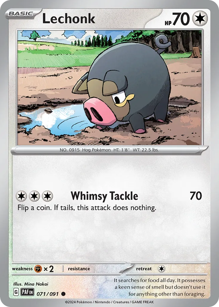 Lechonk — SV: Paldean Fates — Pokemon
