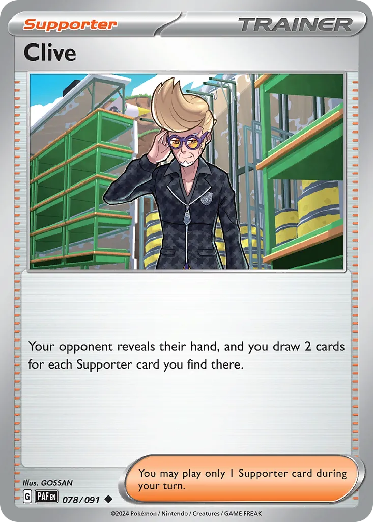 Clive — SV: Paldean Fates — Pokémon