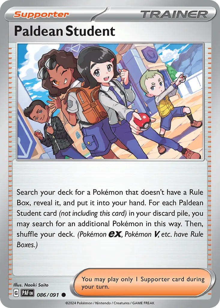 Paldean Student — SV: Paldean Fates — Pokémon