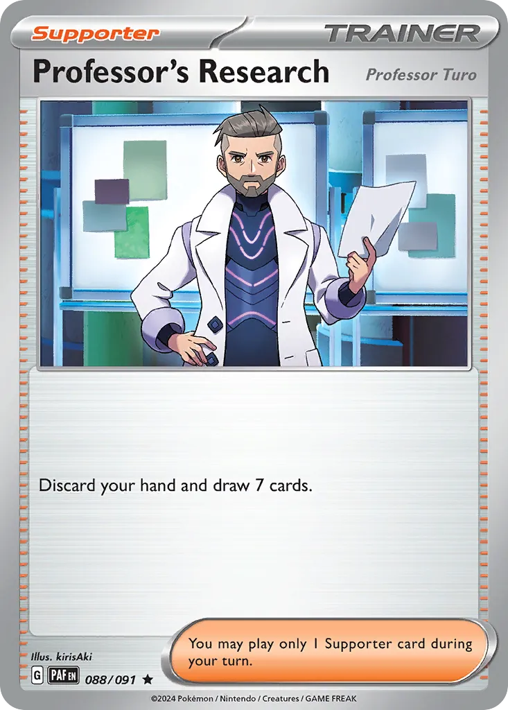Professor's Research — SV: Paldean Fates — Pokémon