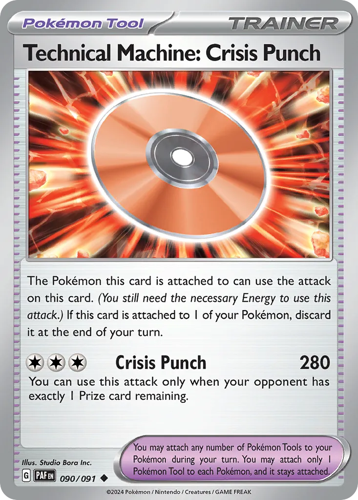 Machine Technique : Poing de Crise — SV: Paldean Fates — Pokémon