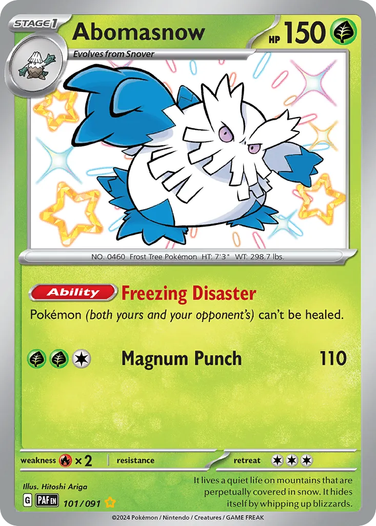 Abomasnow — SV: Paldean Fates — Pokémon