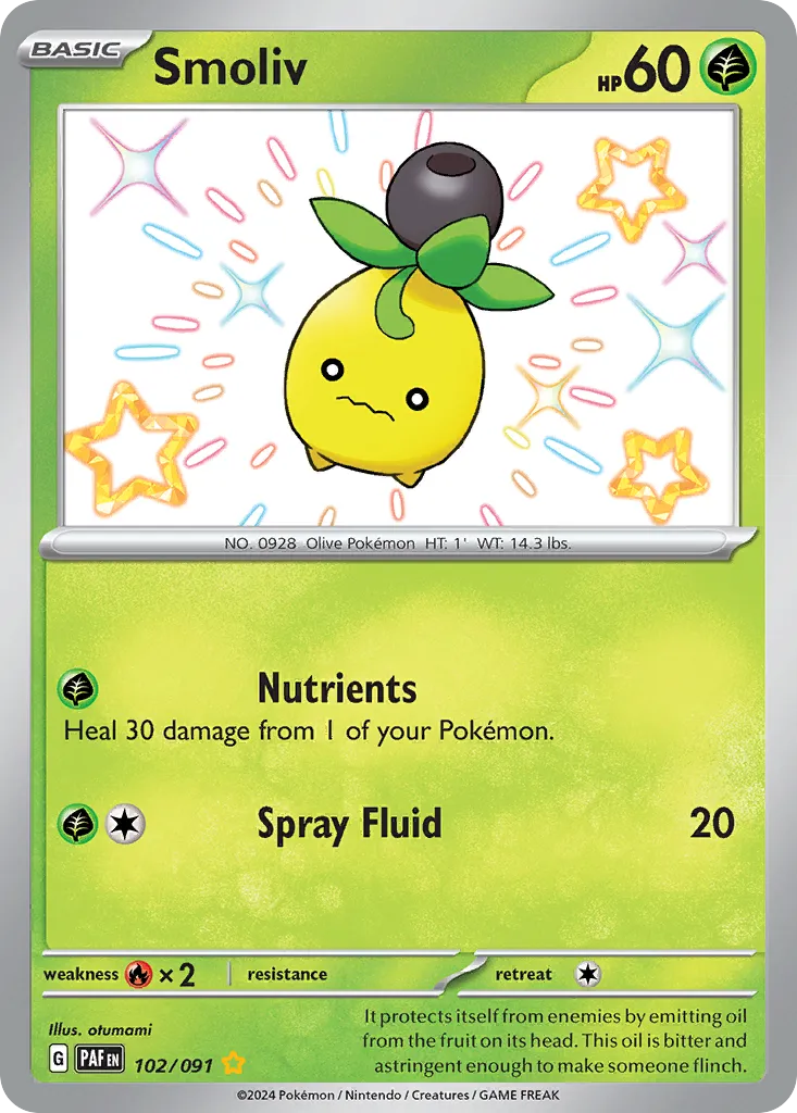Smoliv — SV: Paldean Fates — Pokémon