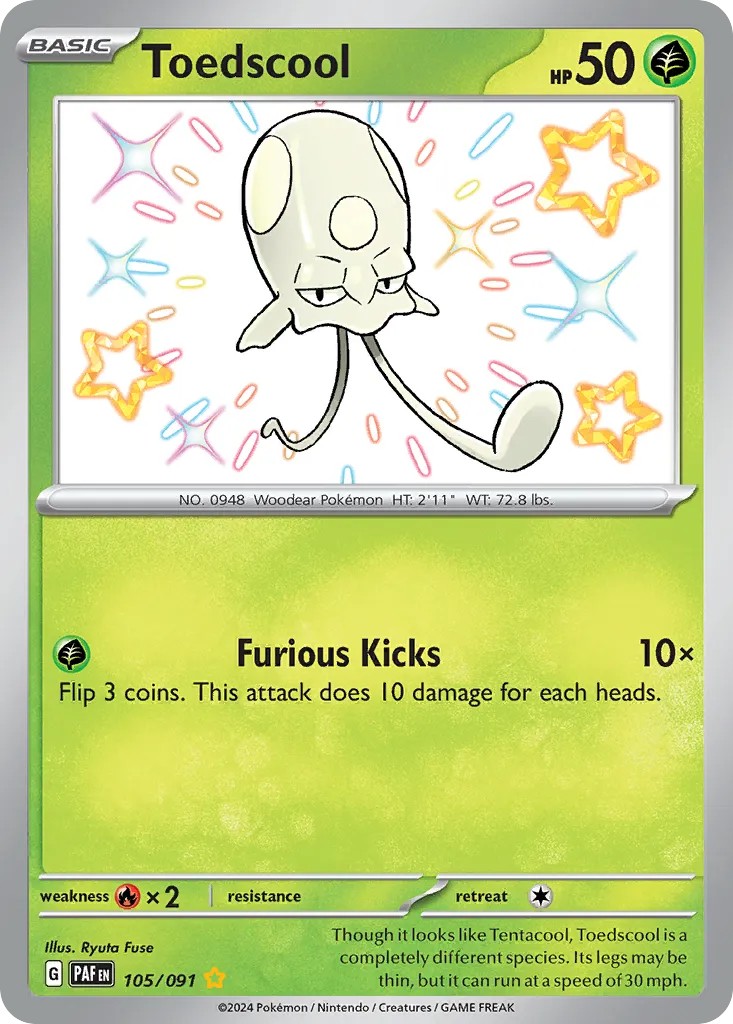 Toedscool — SV: Paldean Fates — Pokémon