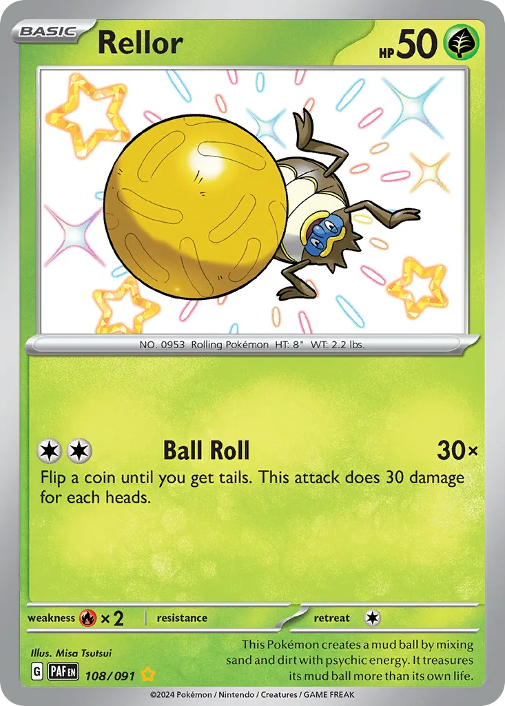 Rellor — SV: Paldean Fates — Pokémon