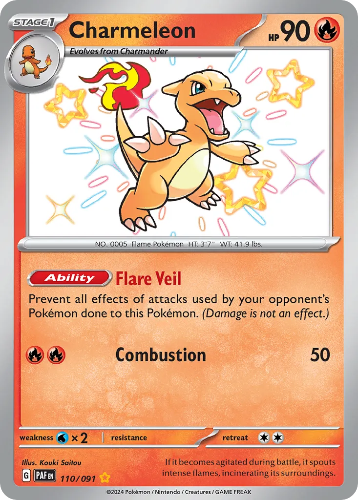 Charmeleon — SV: Paldean Fates — Pokemon