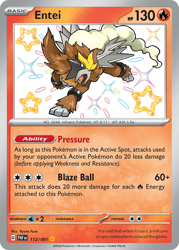 Entei — SV: Paldean Fates — Pokémon