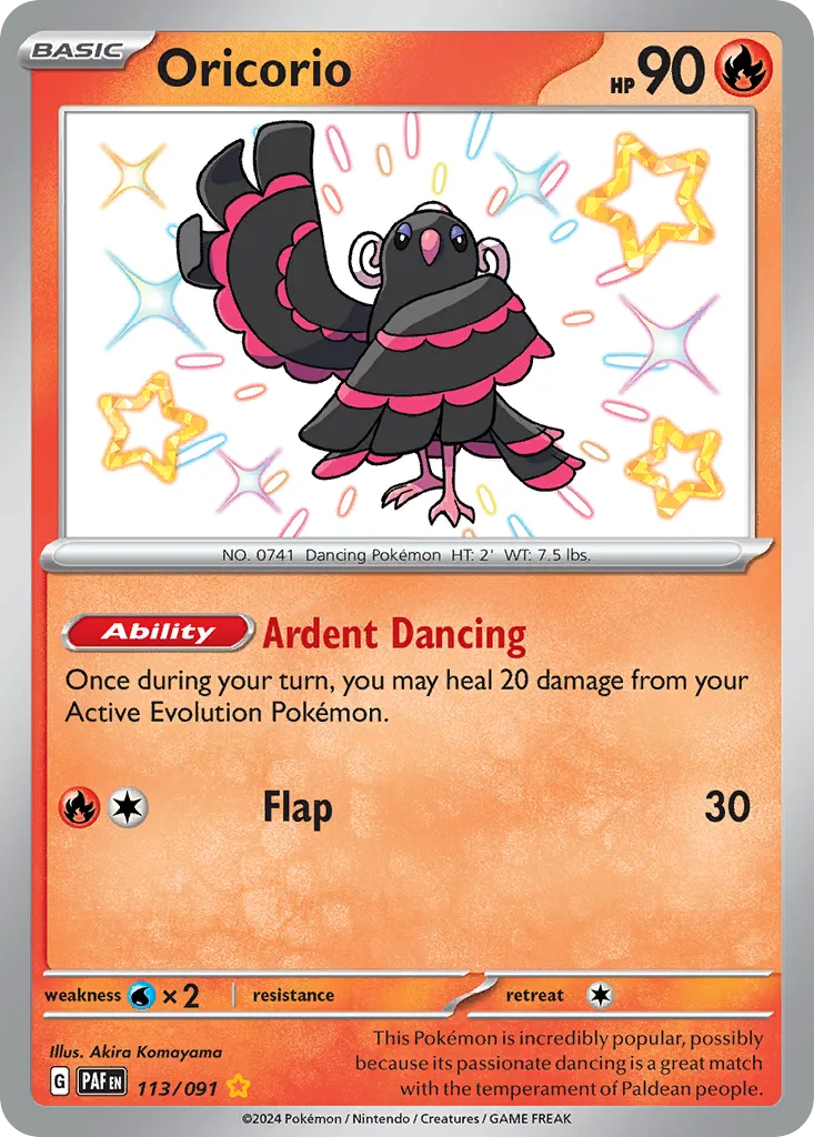 Oricorio — SV: Paldean Fates — Pokémon