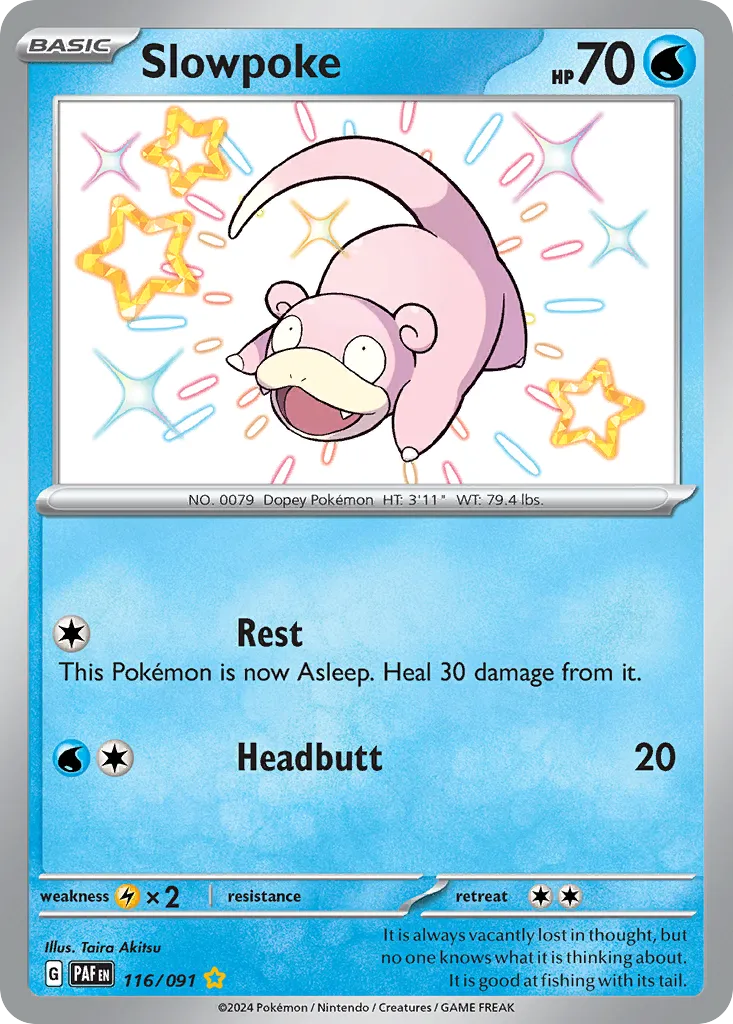 Slowpoke — SV: Paldean Fates — Pokemon