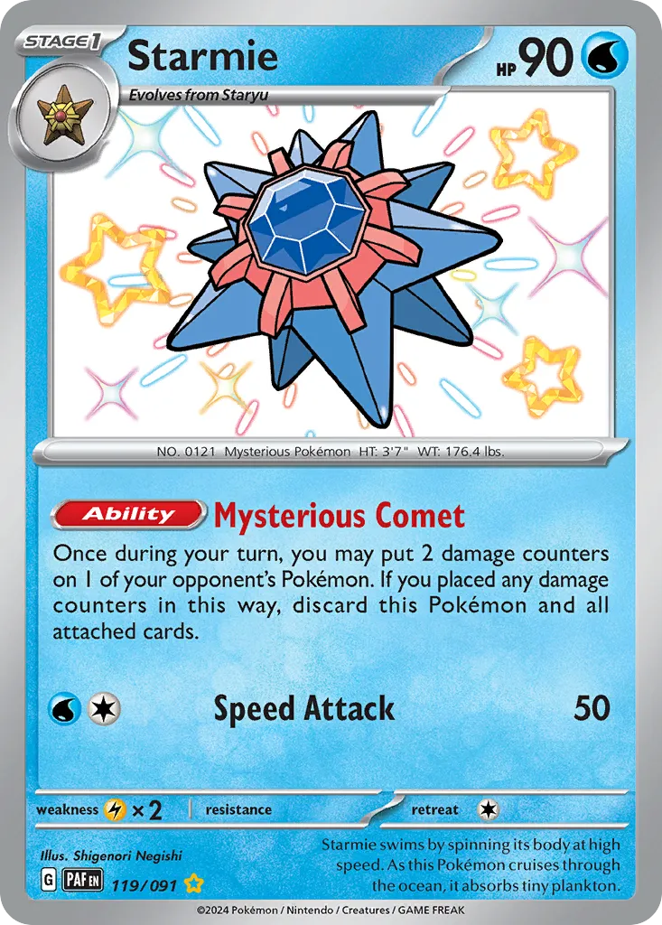 Starmie — SV: Paldean Fates — Pokémon