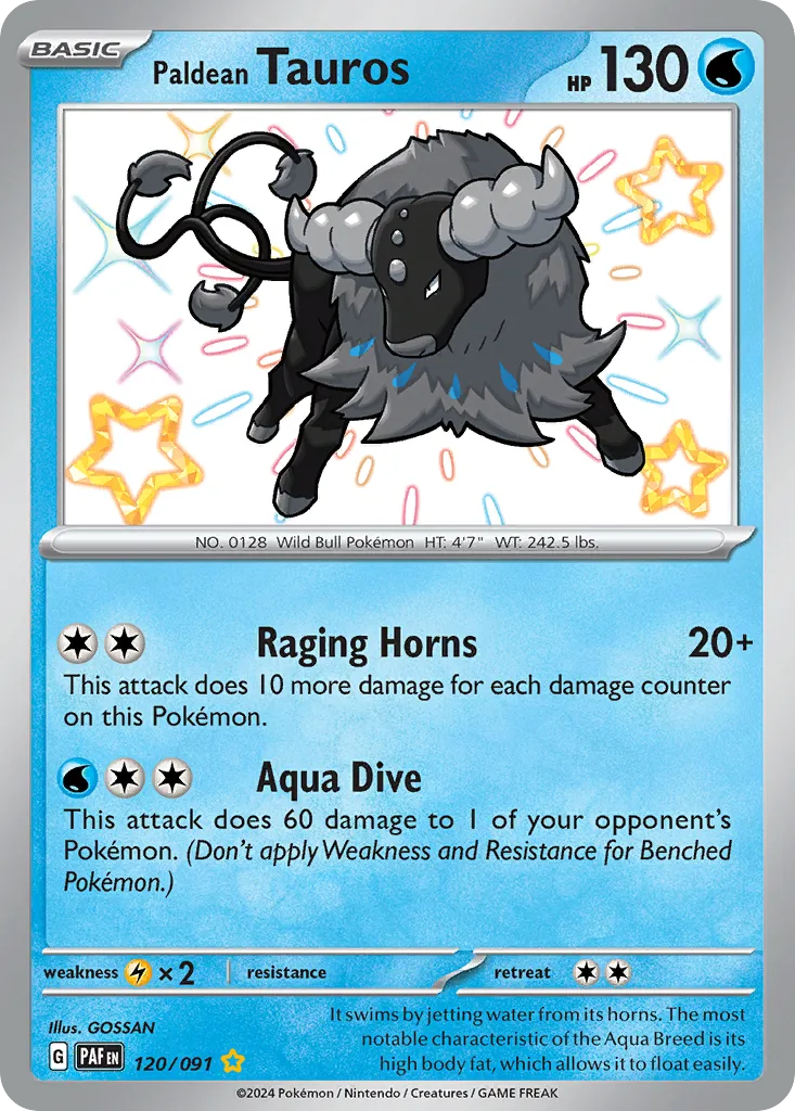 Paldean Tauros — SV: Paldean Fates — Pokémon