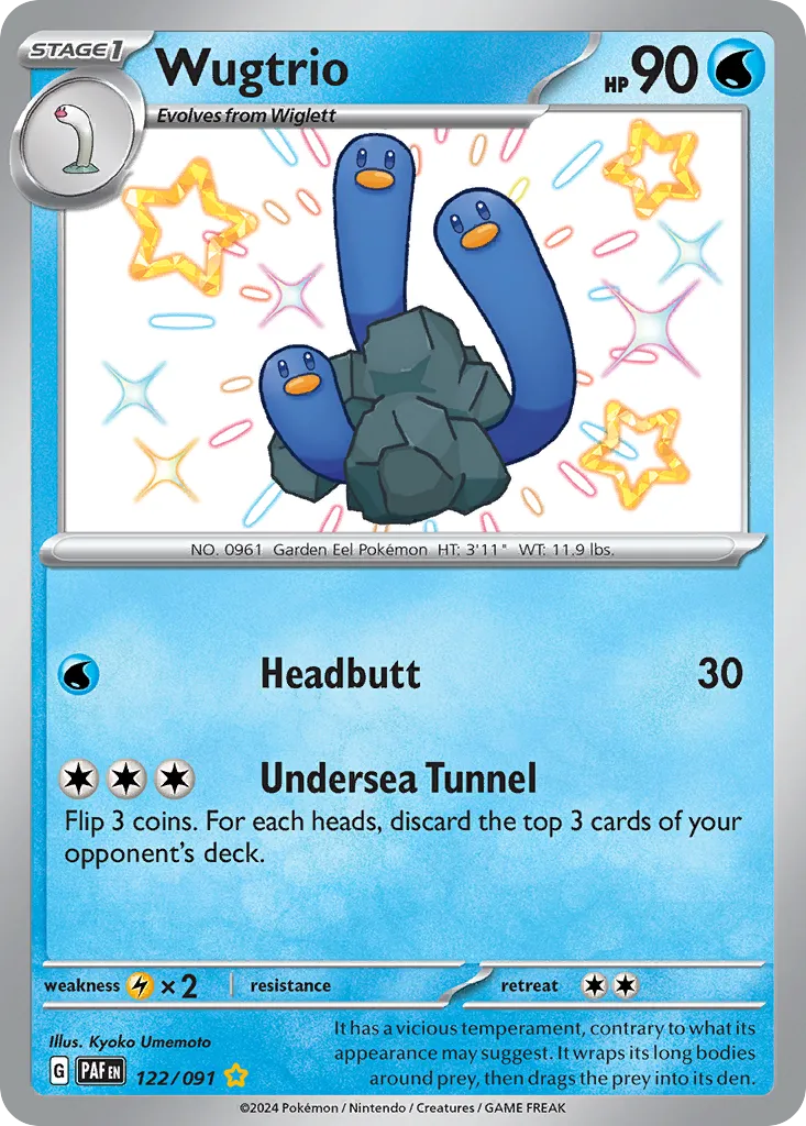Wugtrio — SV: Paldean Fates — Pokémon
