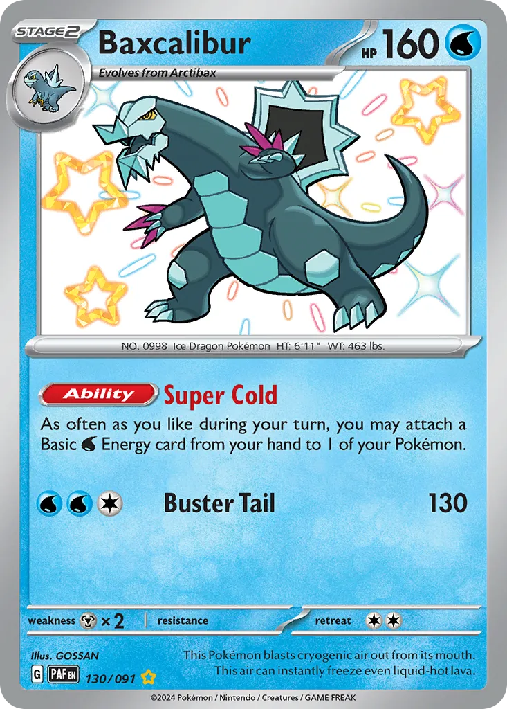Baxcalibur — SV: Paldean Fates — Pokémon