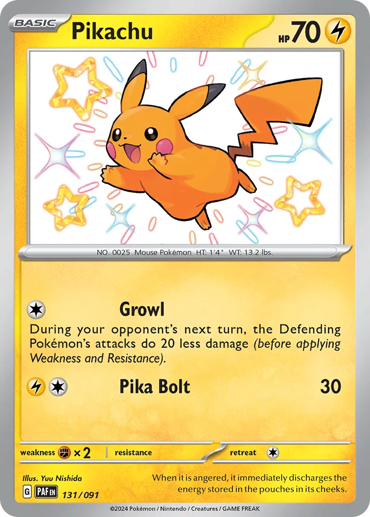 Pikachu — SV: Paldean Fates — Pokémon