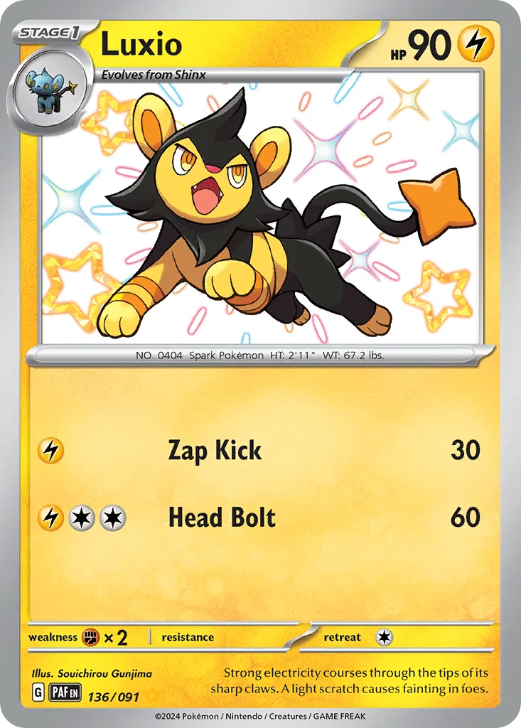 Luxio — SV: Paldean Fates — Pokémon