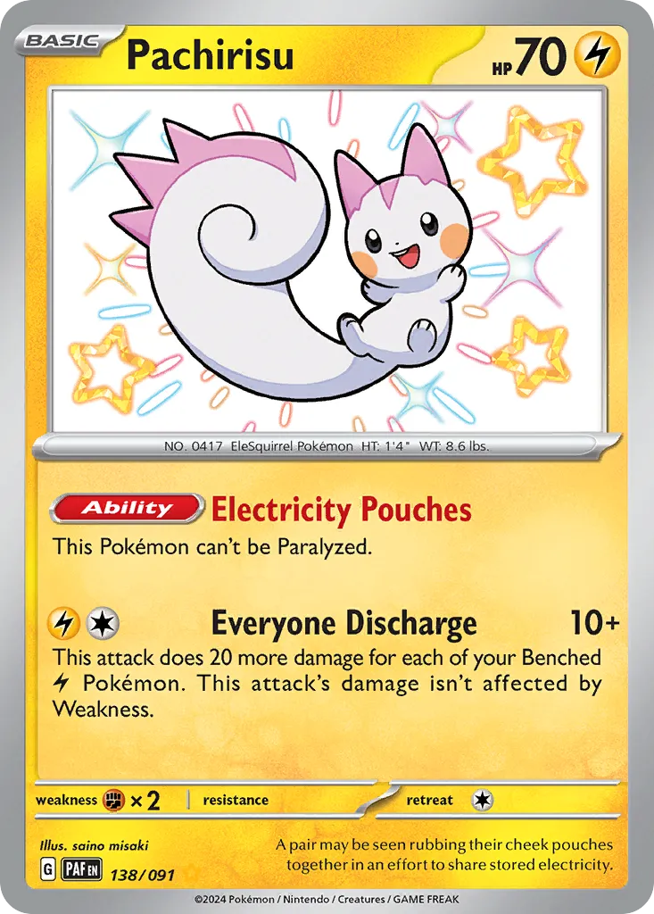 Pachirisu — SV: Paldean Fates — Pokémon
