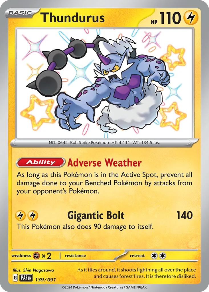 Thundurus — SV: Paldean Fates — Pokémon